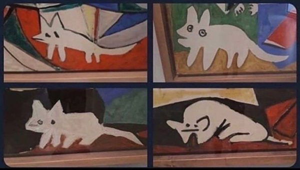 Рисунки Пикассо одной линией