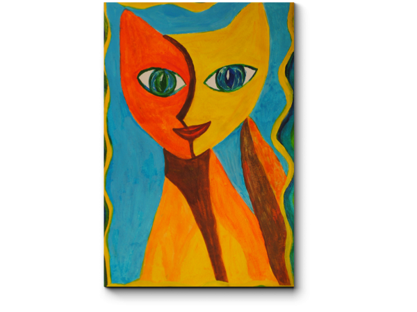 Кубизм Пикассо кот