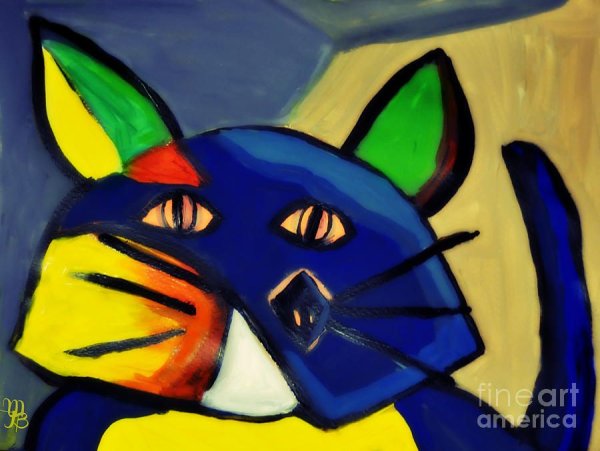 Кубизм Пикассо кот