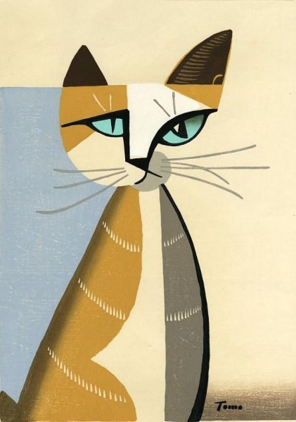 Кубизм Пикассо кот