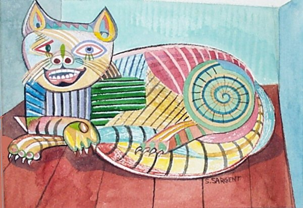 Пабло Пикассо картины кубизм кот