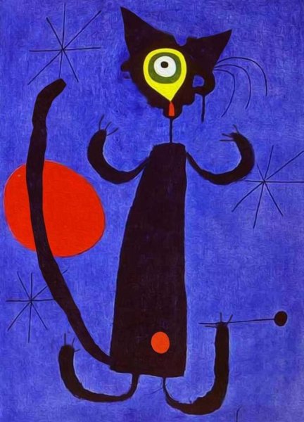 Кубизм Пикассо кот