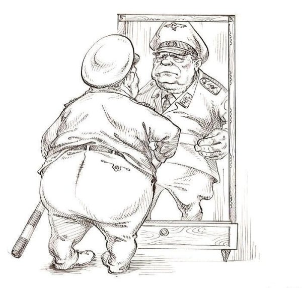 Милиционер карикатура