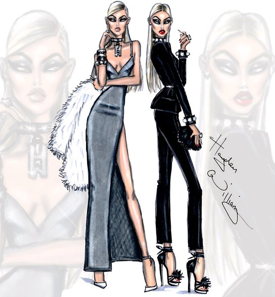 Фэшн иллюстрации Хайден Вильямс