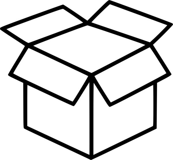 Открытая подарочная коробка