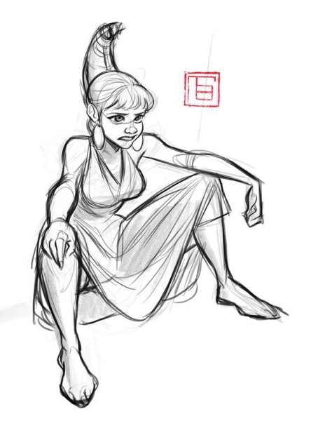 Наброски персонажей