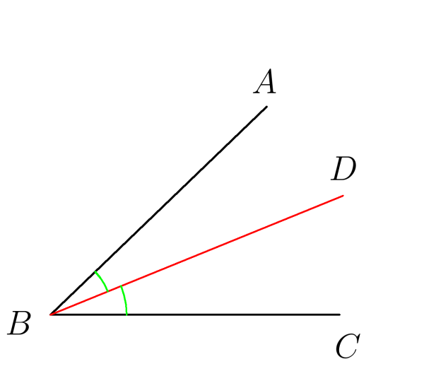 Что такое биссектриса угла в геометрии