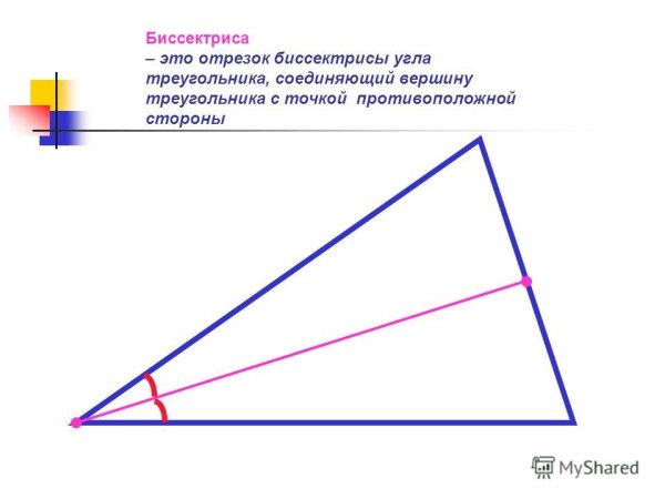 Биссектриса угла треугольника