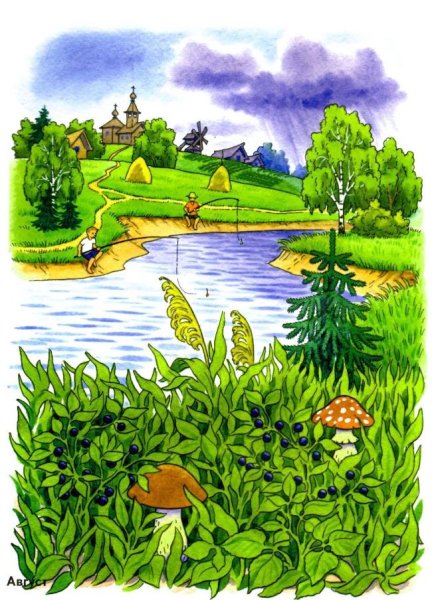 Август иллюстрации