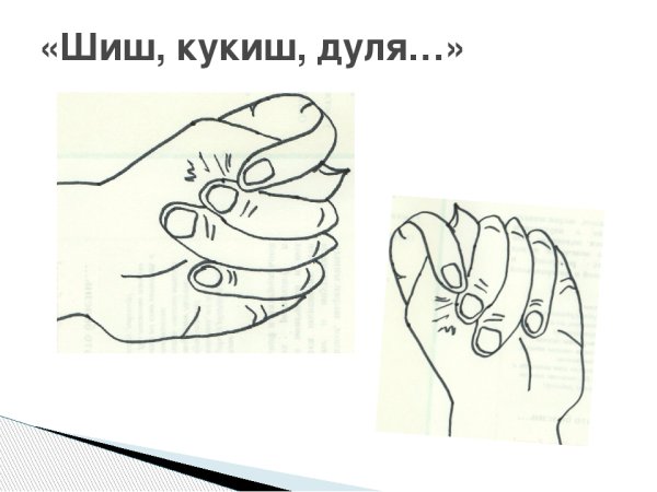 Нарисовать кукиш