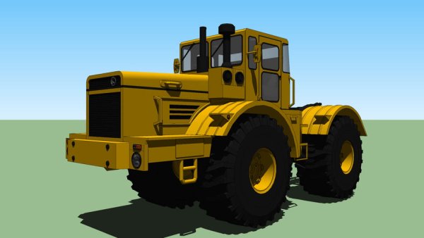 3d модель Кировец 744р4