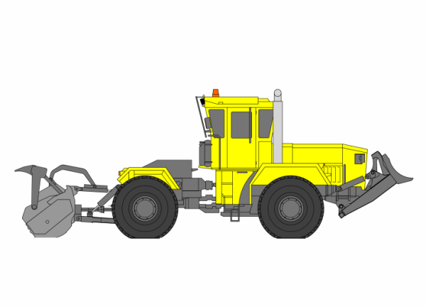 Трактор Кировец к 703 с навесным оборудованием