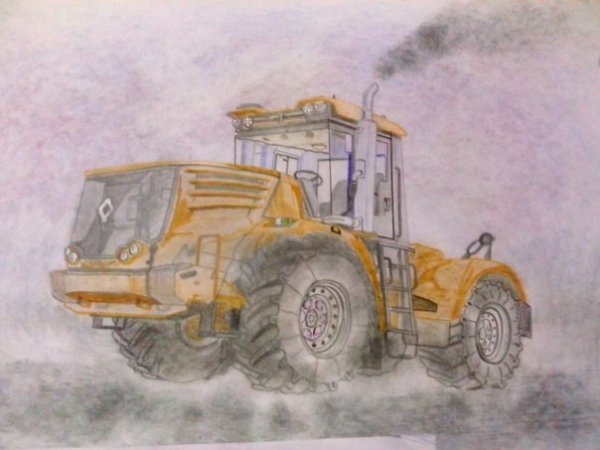 К700 Кировец трактор рисунок