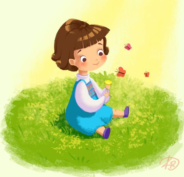 Полина рисунок детский