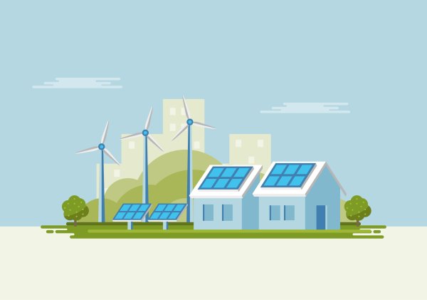 Солнечные панели вектор