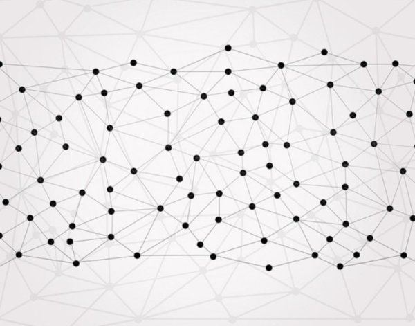 Геометрические линии на белом фоне