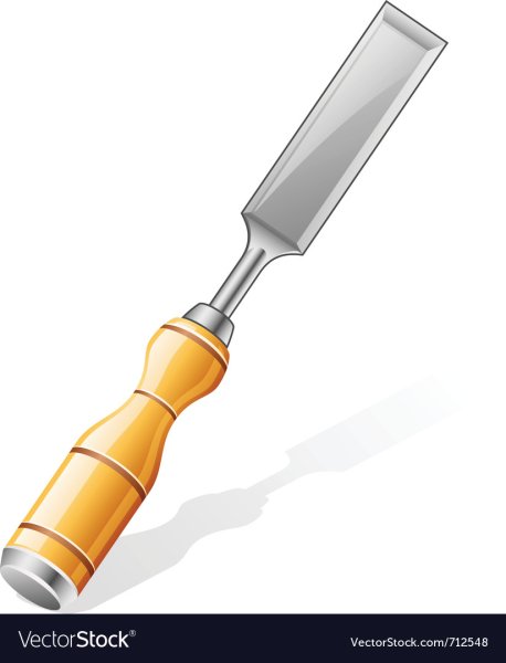 Долото хирургическое желобоватое и плоское