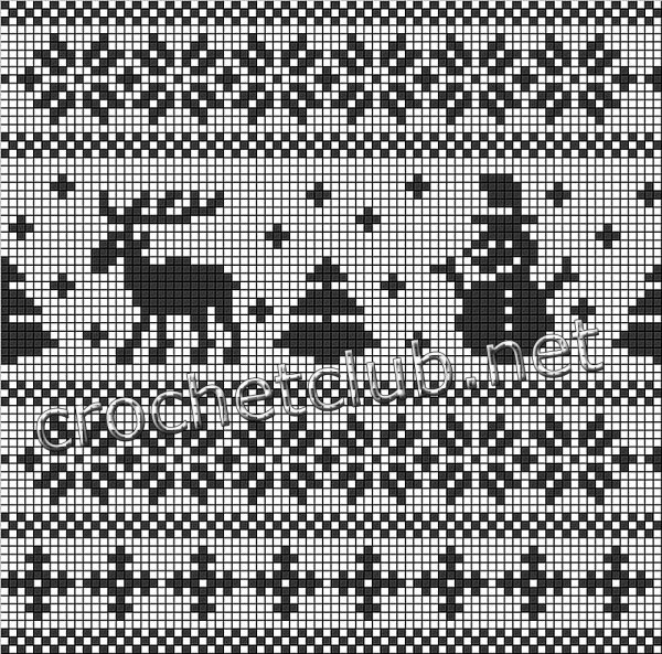 Скандинавский жаккард схемы