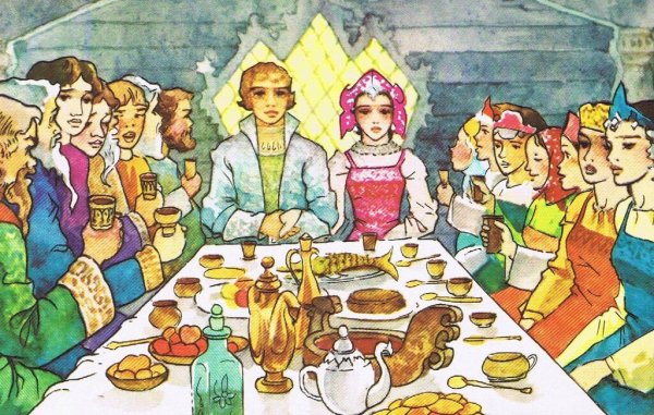 Праздничный пир на Руси