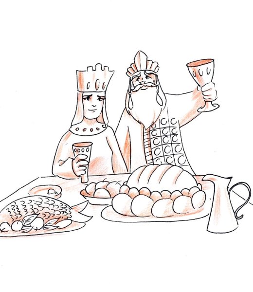 Пир детский рисунок