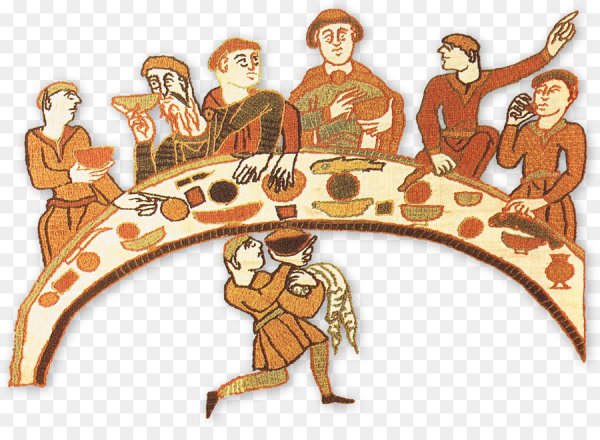 Пир в средние века рисунки детей