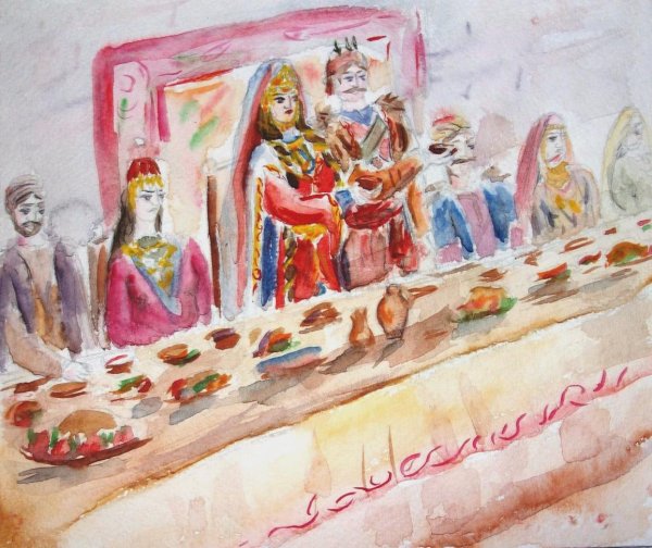 Древняя Русь Царский пир