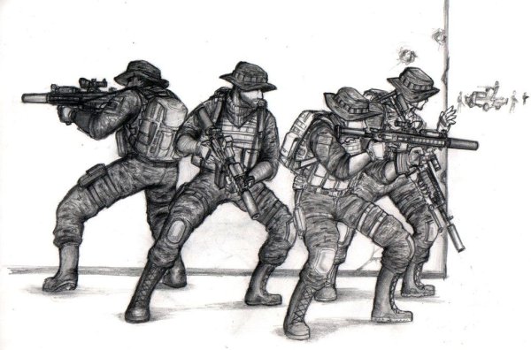 Военные эскизы