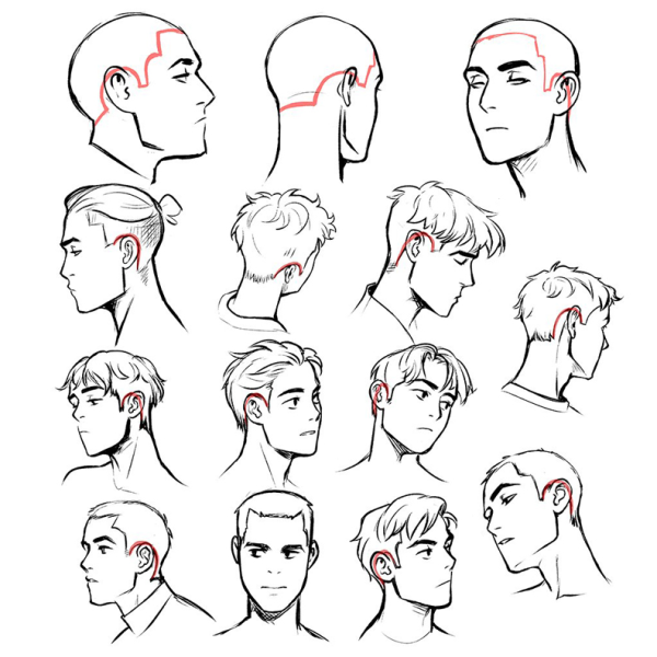 Голова с боку Реверенс