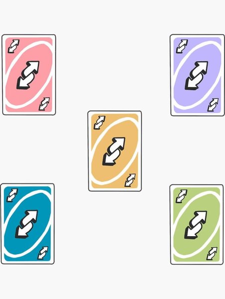 Уно реверс стикер