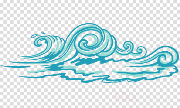 Стилизованные морские волны