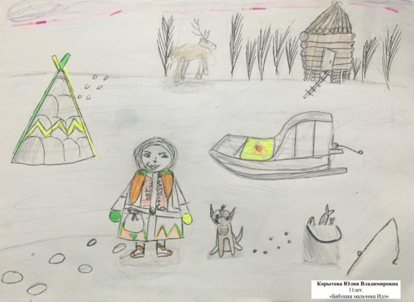 Рисунок к сказке Идэ