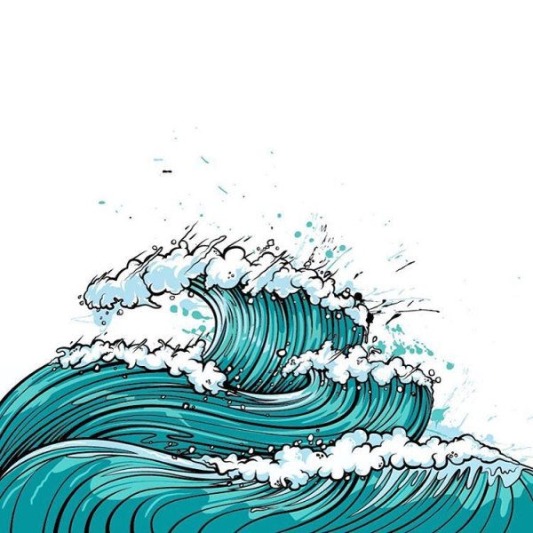 Волна рисунок