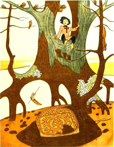 Иллюстрация к сказке Идэ