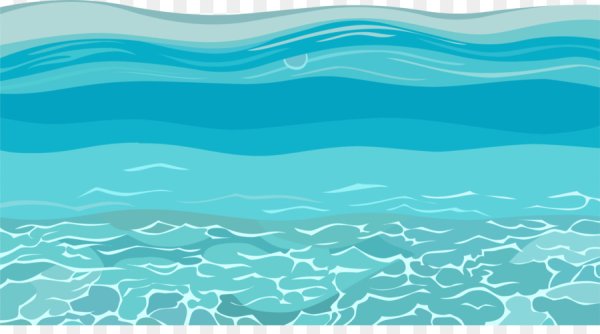 Вода мультяшная