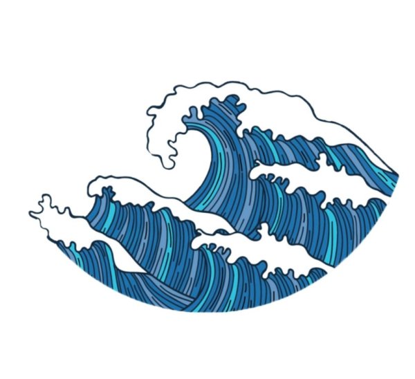 Стилизованная волна