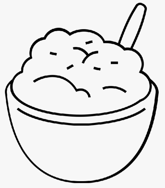 Раскраска каша