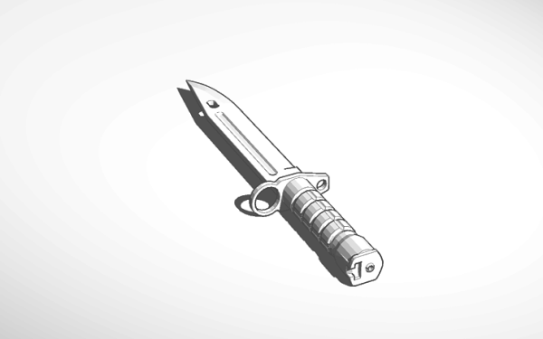 Нож м9 байонет чертеж