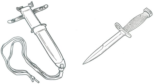 Нож м9 байонет чертеж