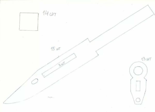 М 9 байонет нож стандофф 2