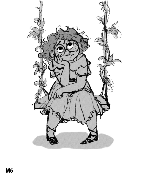 Раскраска Энканто Мирабель