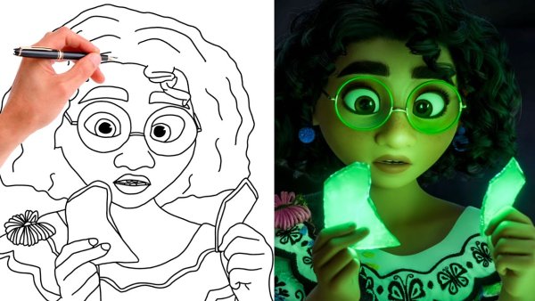 Рисунки персонажей из мультфильма Энканто