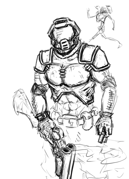 Дум Гай скетч