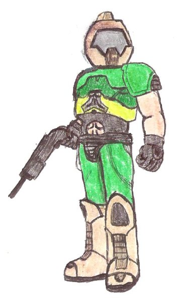 Думгай из Doom 64 лицо