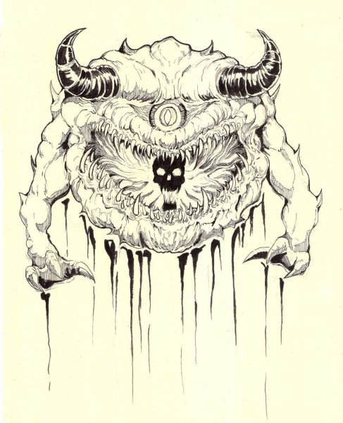 Дум Этернал рисунки