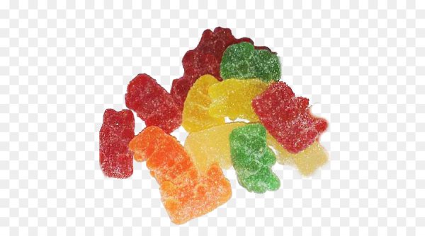 Мармеладки на белом фоне