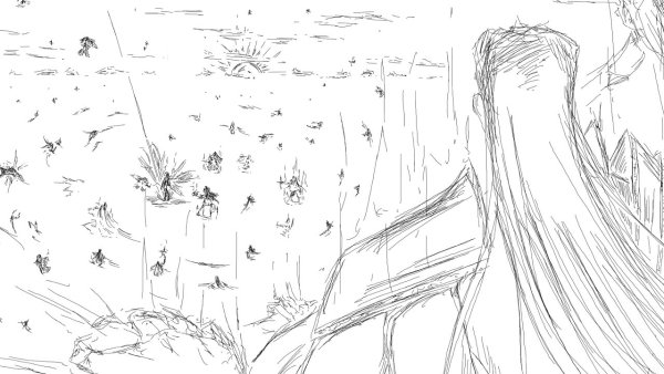 Рисунок на тему Мертвое поле