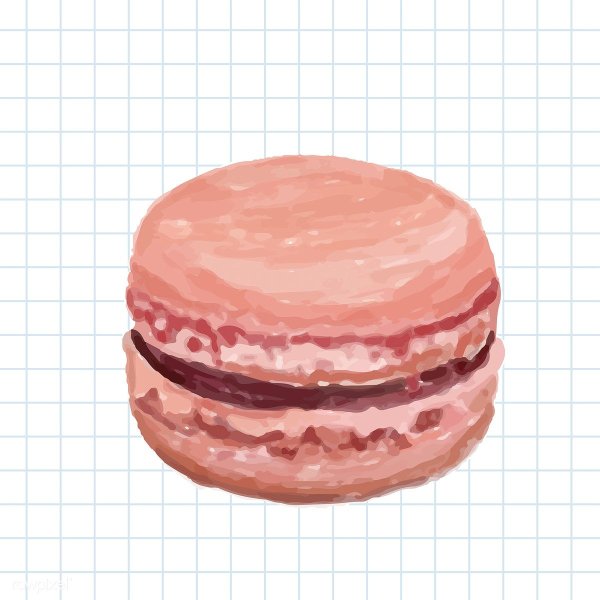 Макарунс рисовать