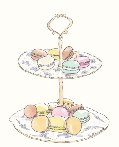 Макарун карандашом