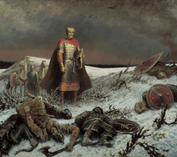 Нарисовать поле боя