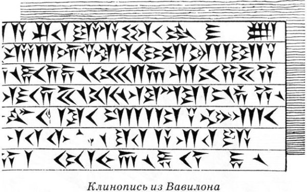 Вавилонская клинопись алфавит